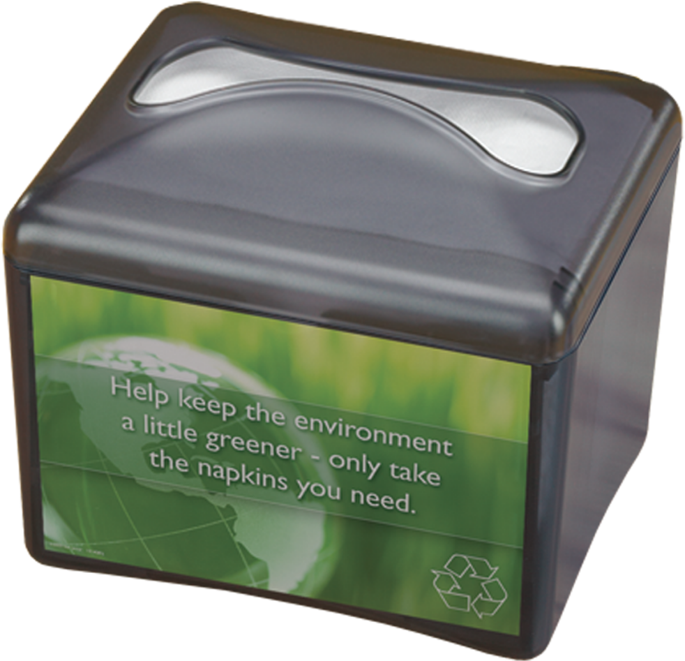 H4005tbk Dispenser Paper Venue Tabletop Napkin Dispenser - San Jamar H4003tbk Venue Table Top- Interfold - Black (1024x1024), Png Download