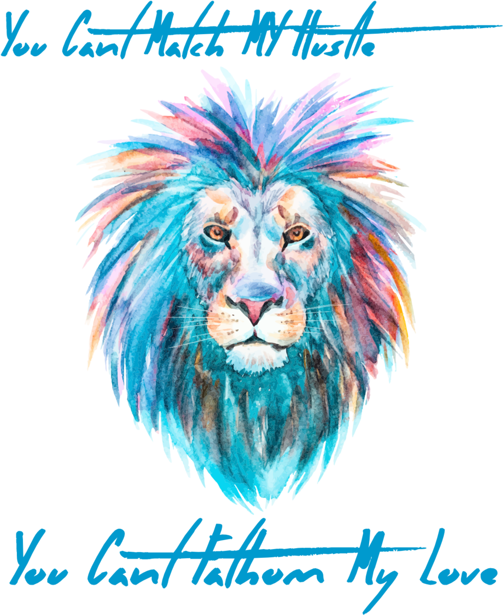 Abstract Lion Png (1000x1229), Png Download