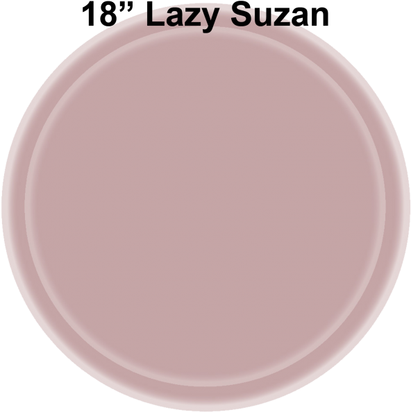 18" Lazy Suzan - Halozy (600x600), Png Download