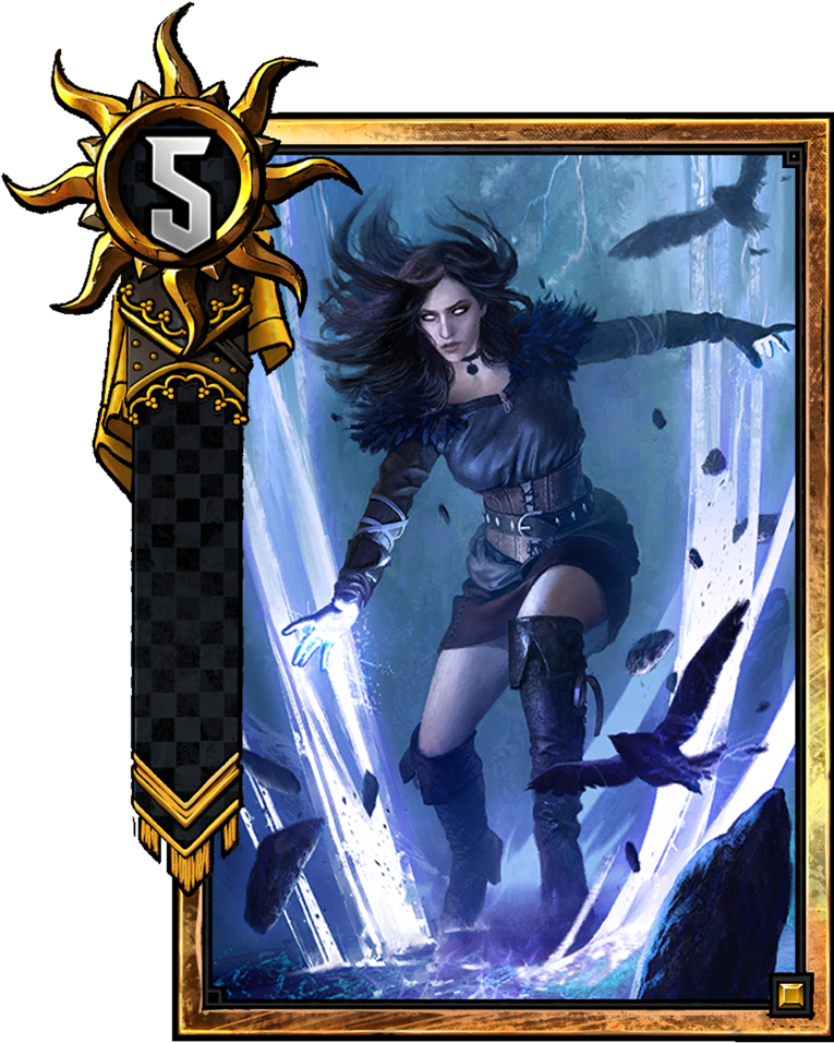 Yennefer - Enchantress - Yennefer Enchantress Gwent (775x1048), Png Download