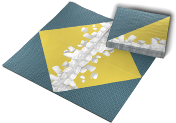 T042101 Lunchserviette Girlande Grande 04 - Garland (416x416), Png Download