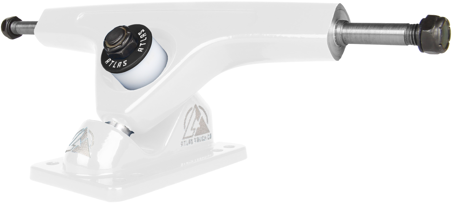 48º 180mm Rkp Truck Set White - Skateboard Truck (1600x784), Png Download
