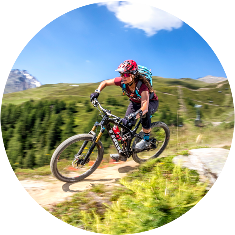 Fast Rider Mt Female - Duathlon (491x490), Png Download