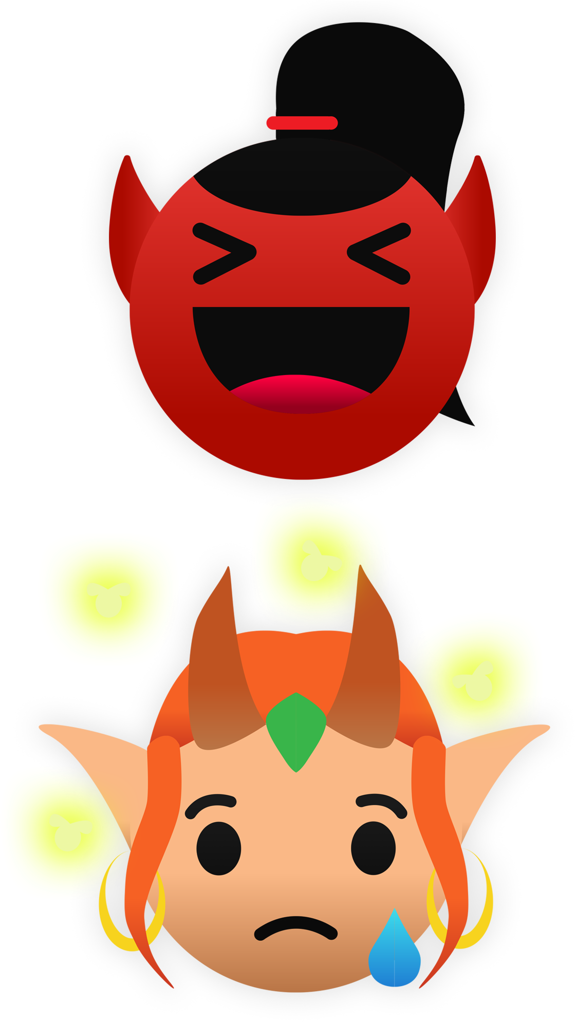 Sorla Khan And Enchantress Emoji/reactionsartwork - Cartoon (1183x2000), Png Download