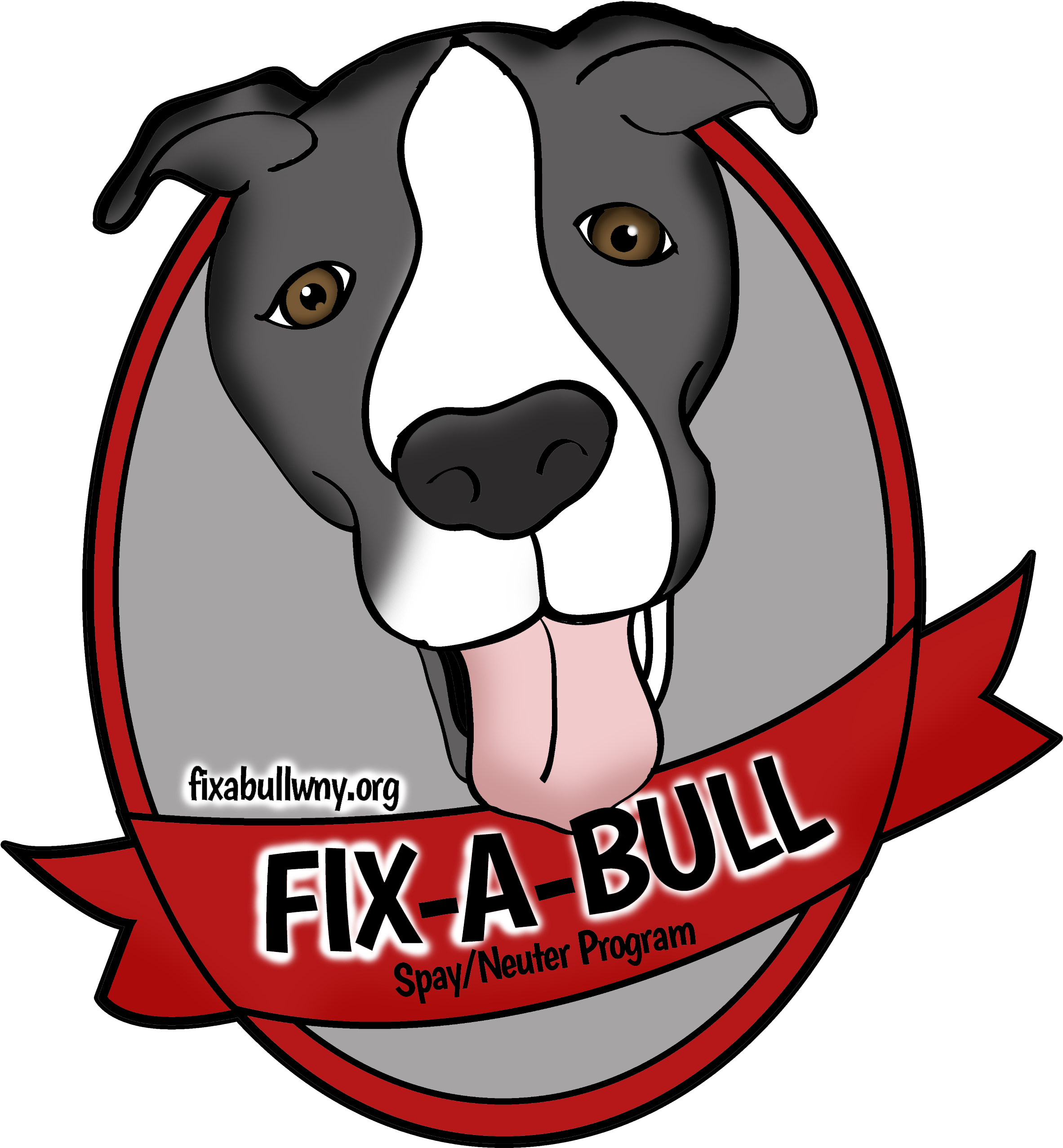 Fix A Bull Logo - Dog (3000x3000), Png Download