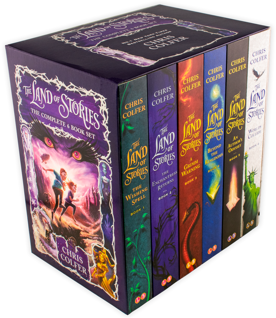 The Land Of Stories The Complete Book Set Png Sleeping - Land Of Stories Gift Set (976x1100), Png Download