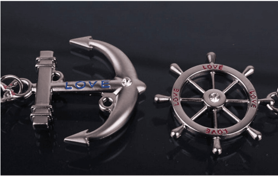 4ever Romantic Stainless Alloy Metal Silver Nautical (570x570), Png Download