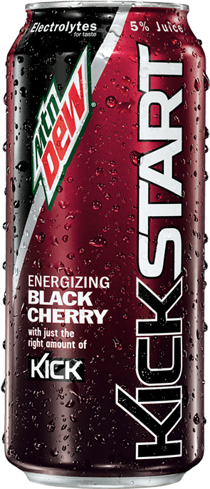 Mtn Dew® Kickstart™ Black Cherry - Mountain Dew Kickstart Flavors (300x700), Png Download