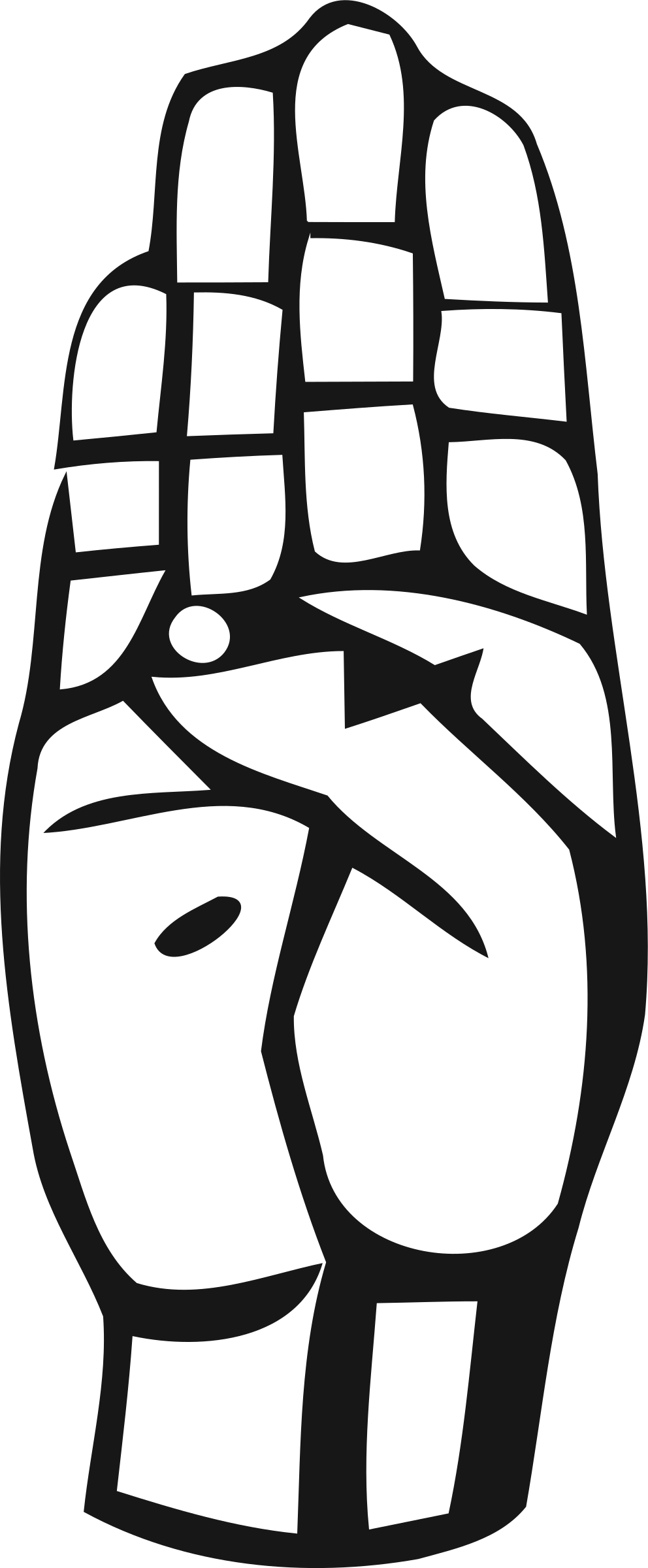 Sign Language Sign Language B Clipart Free Transparent PNG Download