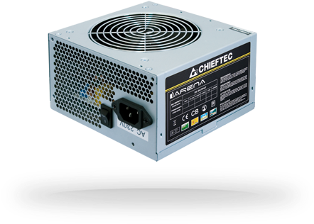 Gpa-400s8 - Chieftec Iarena Gpa-450s8 Power Supply - 450 Watt (500x500), Png Download