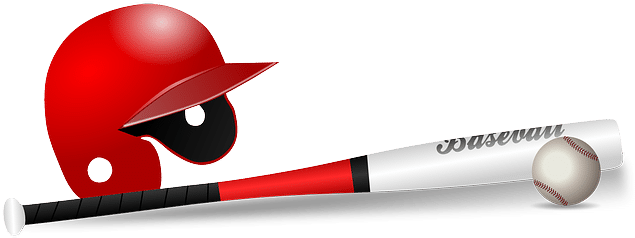 Banner Library Stock Baseball Game Clipart - Bate De Beisbol Rojo (640x320), Png Download