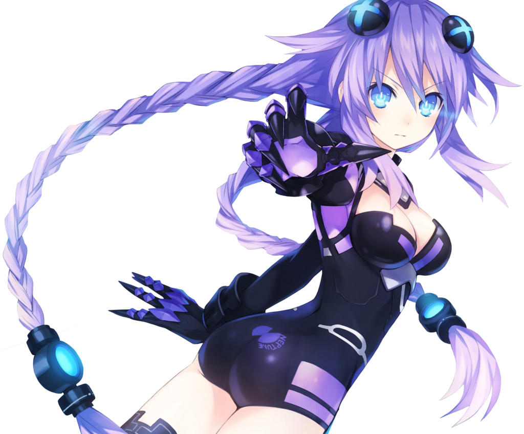 Hyperdimension Neptunia Purple Heart Render (1024x848), Png Download