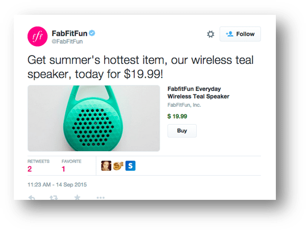 Step1twitterbuybutton - Fabfitfun Fff-te-003 Everyday Wireless Speaker, Pink (610x459), Png Download
