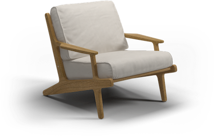 Outdoor Furniture By Danish Designer Henrik Pedersen - Gloster Bay Lounge Chair (620x279), Png Download