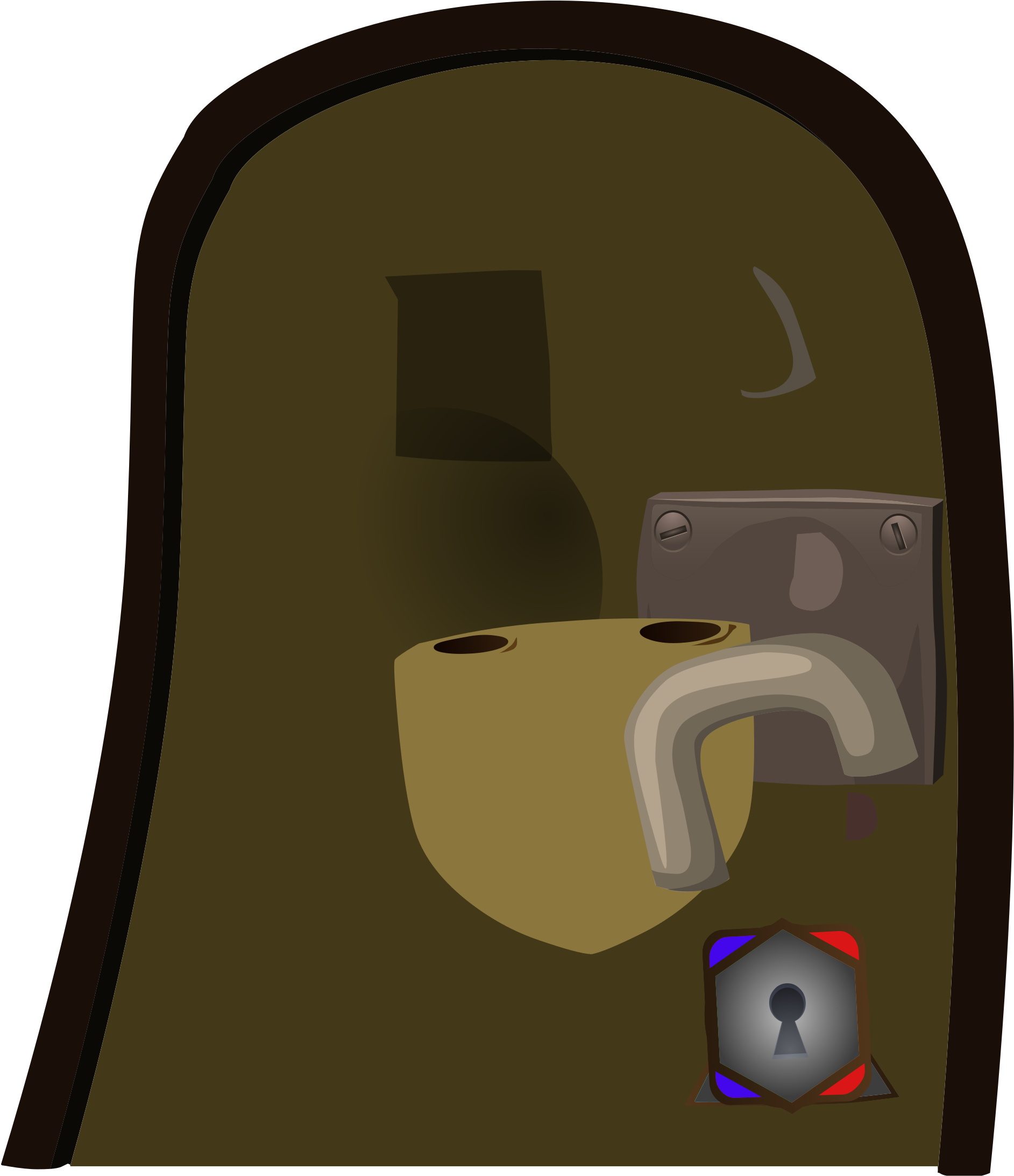 Lock Clipart Has - Art (516x598), Png Download