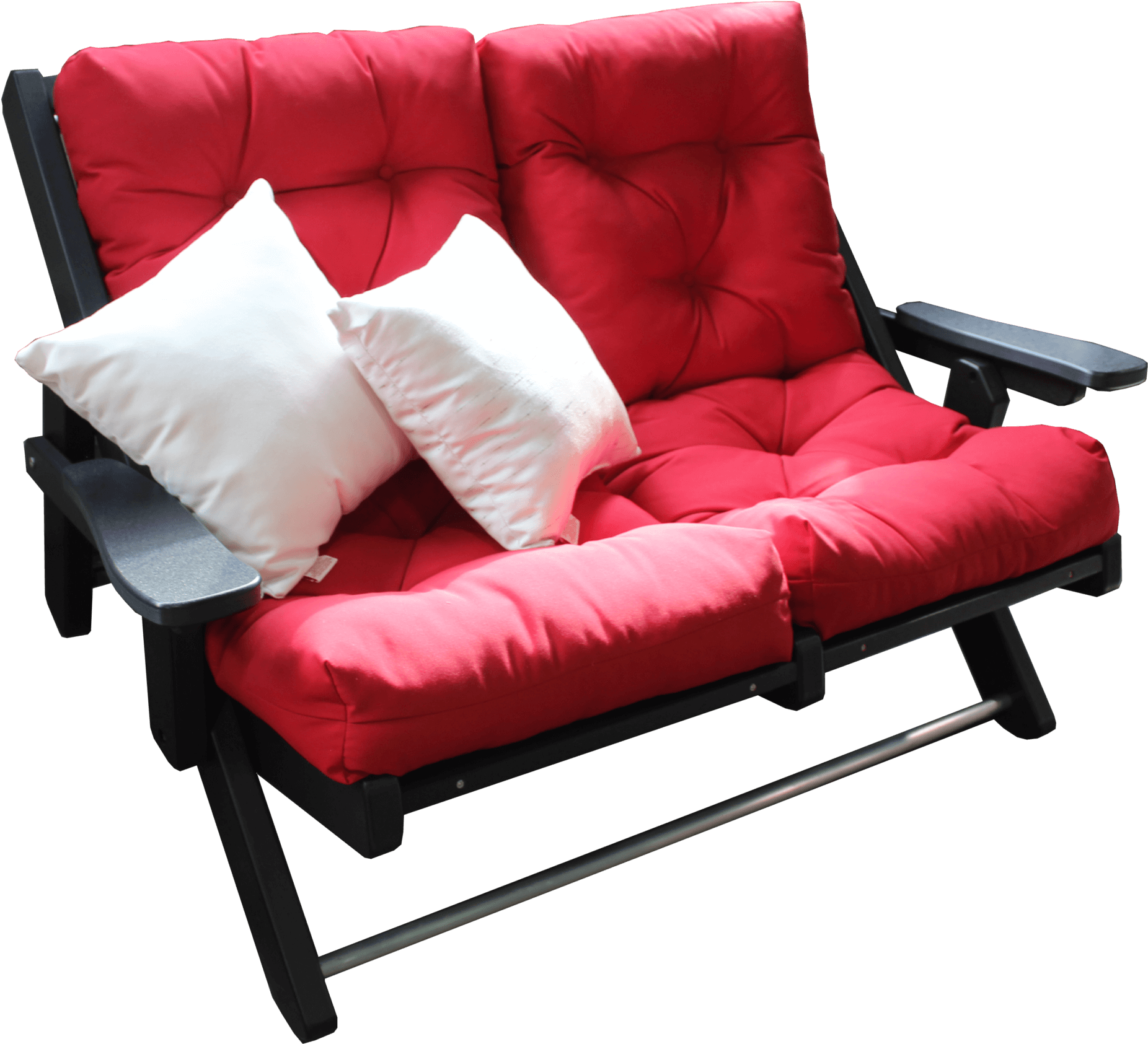 Love Seat Patio Set Polywood Poly Furniture Patio Furniture - Garden Furniture (2048x1966), Png Download