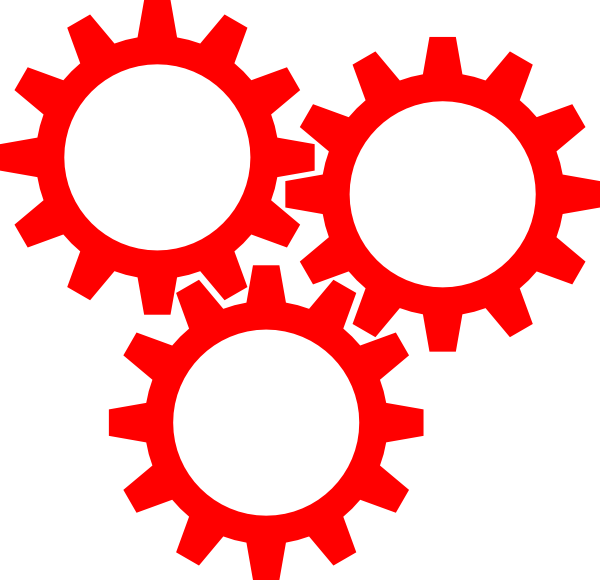 Gears Inter Lock Clip Art - 5 Gears (600x580), Png Download