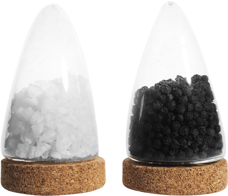Boeien Cork Glass Salt Pepper Set-0 - Puik Boeien Salt & Pepper Set (1200x839), Png Download