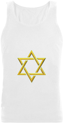 Judaism Symbols Golden Jewish Star Of David Plus Size - Judaism (500x500), Png Download