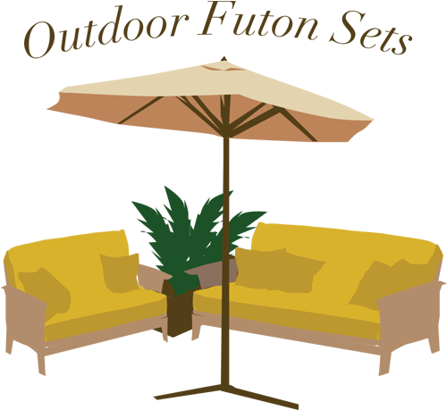 Deck Clipart Garden Furniture - Studio Couch (500x500), Png Download