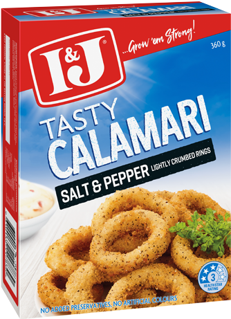 Calamari / Squid - I&j (560x460), Png Download