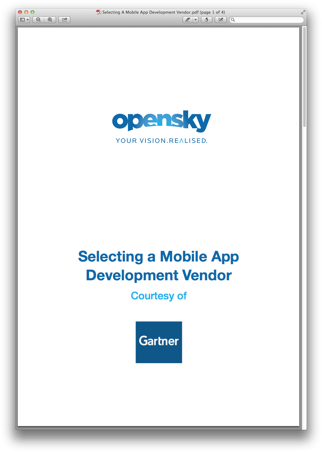 Selecting A Mobile App Development Vendor - Open Sky Data Systems (1045x1460), Png Download