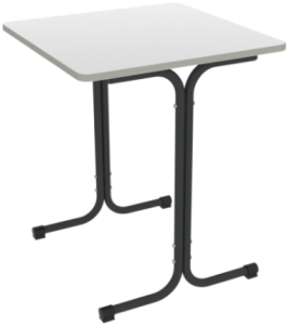 Eclipse T Leg Student Desk - Outdoor Table (350x350), Png Download