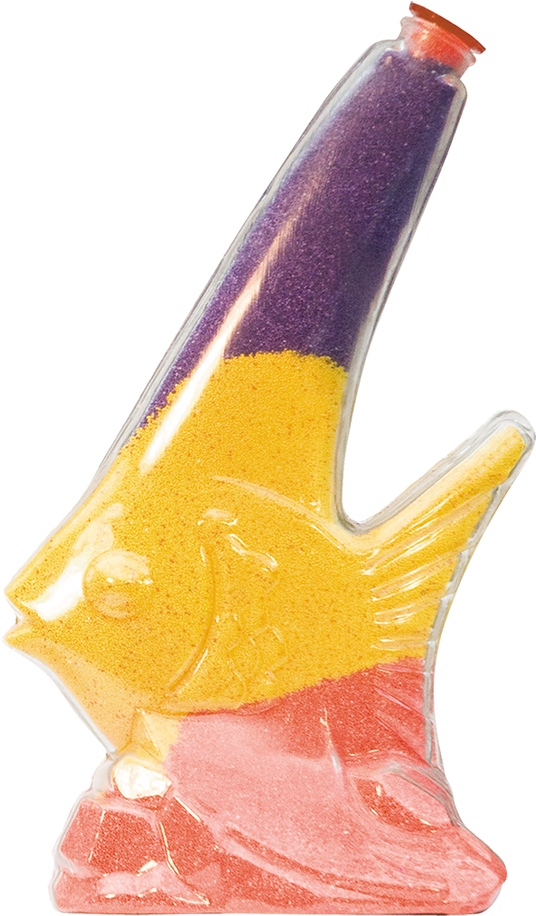 Angel Fish Bottle - Dimension (622x1060), Png Download