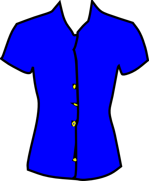 Blouse Png Pic - Blouse Clipart (492x598), Png Download