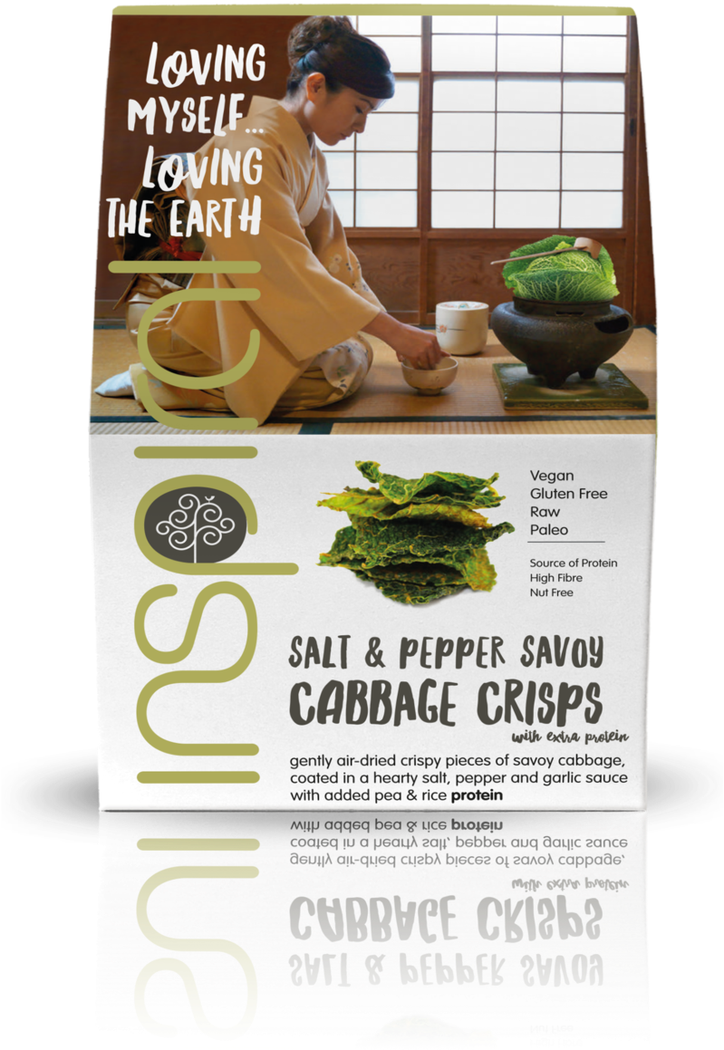 Inspiral Organic Sweet Chilli Black Kale Crisps 40g (1200x1200), Png Download