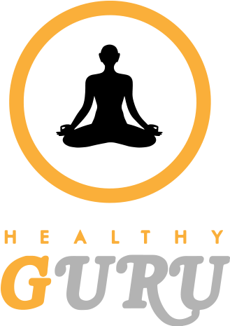 Healthy Guru Logo (350x464), Png Download