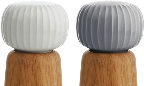 Salt & Pepper Mills - Hammershøi Spice Mill Large, Grey (600x315), Png Download