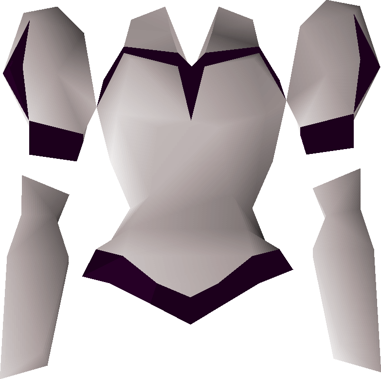 White Elegant Blouse Detail - White Elegant Osrs (783x778), Png Download