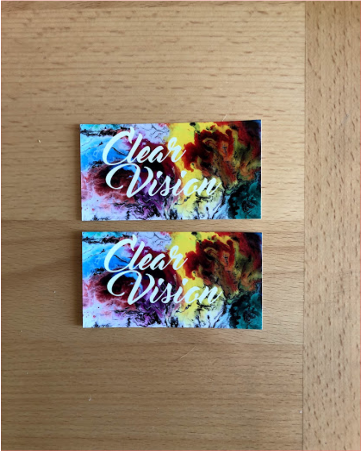 Clear Vision Splatter Sticker (794x1123), Png Download