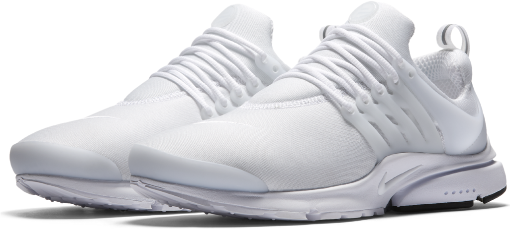 Nike Air Presto Essential 'white/white' - Nike Air Presto Trainers In White 848187-100 (1024x1024), Png Download