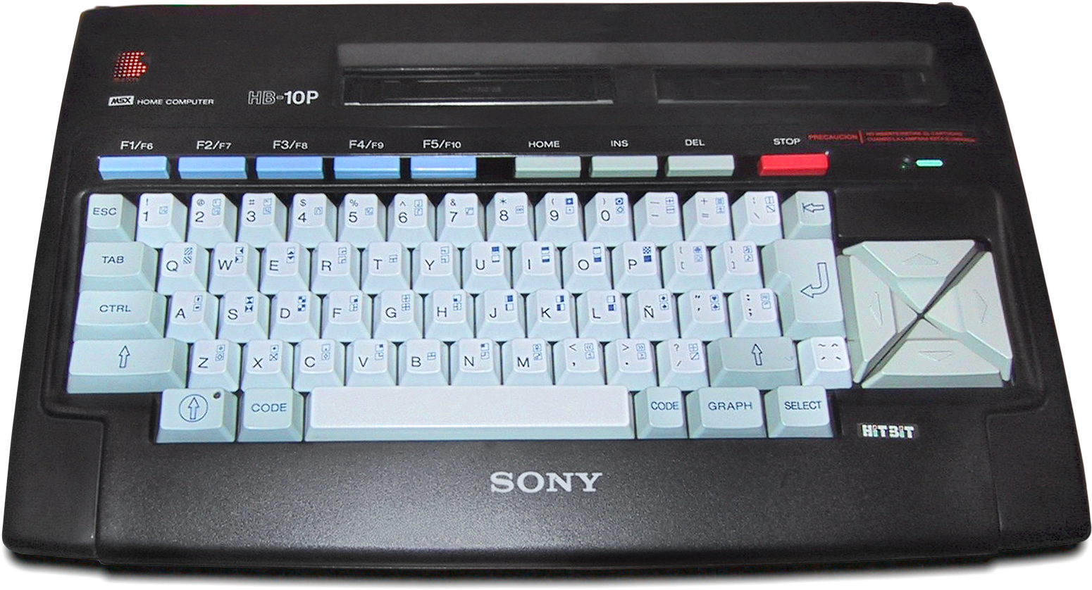 Sony Hitbit Hb-10p - Msx Computer (1644x900), Png Download