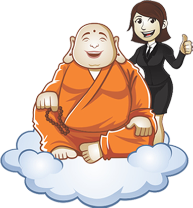 Behind The Guru - Virtual Assistant (383x411), Png Download