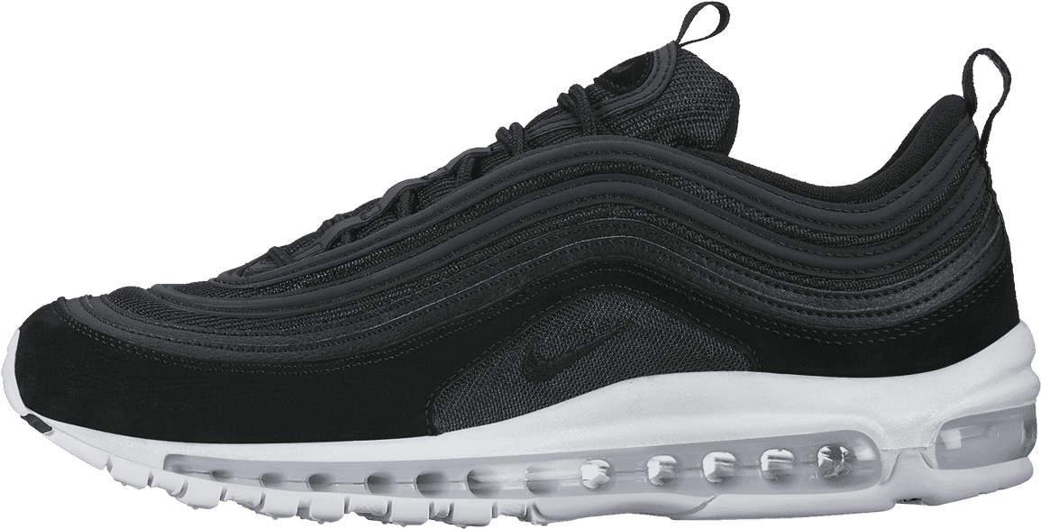 Nike Air Max 97 Black / Black / White - Adizero Boston 7 Test (1200x1308), Png Download