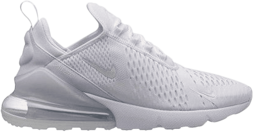 Download Air Max 270 Triple White Blanco Nike Air Max 270 Mujer Png Image With No Background Pngkey Com