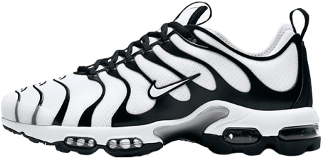air max plus tn ultra white black