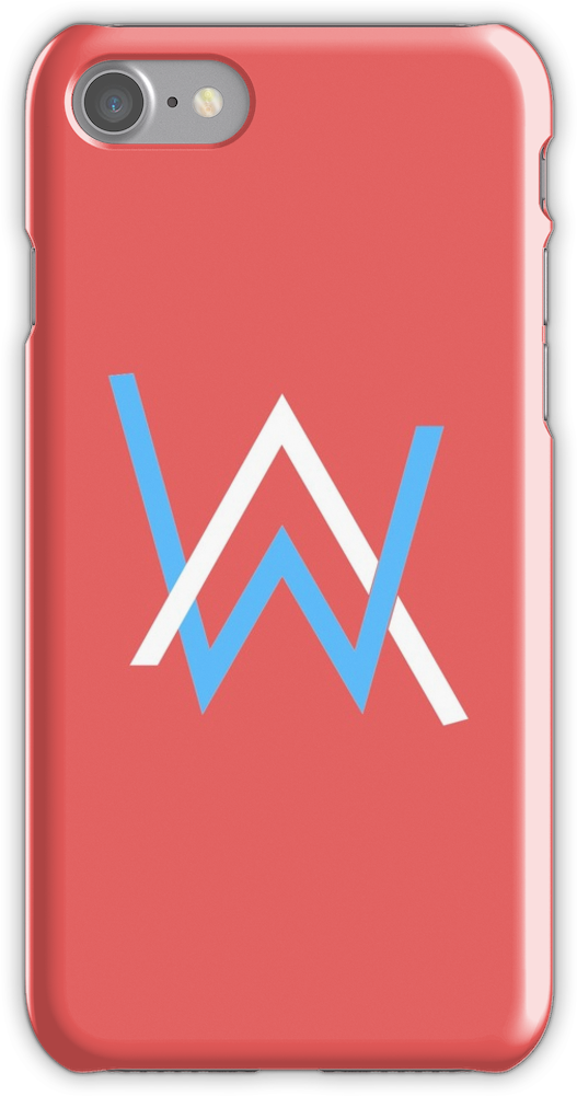 Alan Walker Logo Music Iphone 7 Snap Case - Best Gift - Alan Walker Hoodie/t-shirt/mug Black/navy/pink/white (750x1000), Png Download