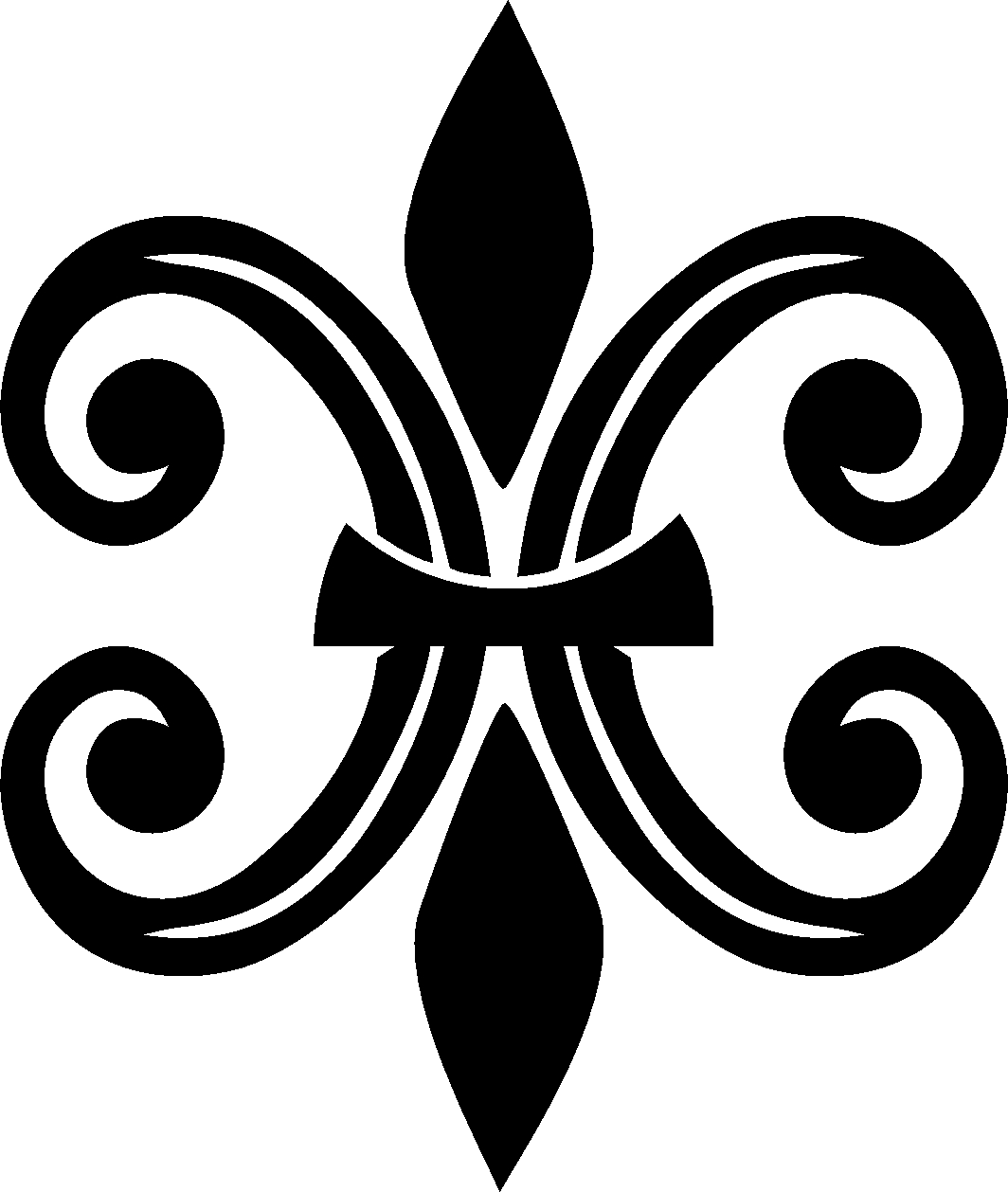 No Clipart - Flor De Liz (1064x1258), Png Download