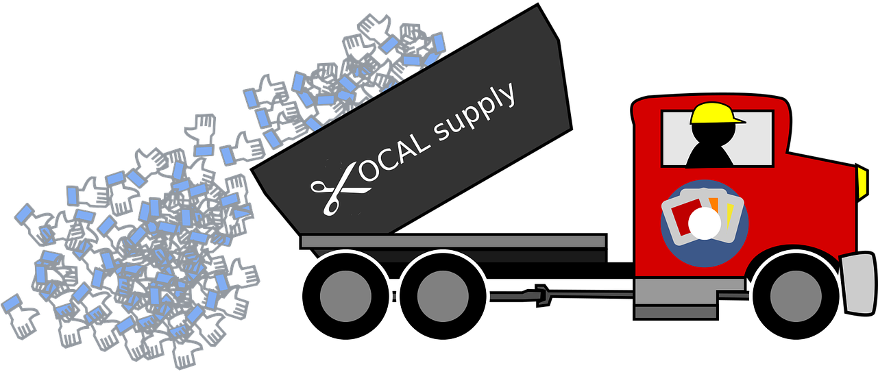 Descarga De Un Camión De Basura Animado (1280x640), Png Download