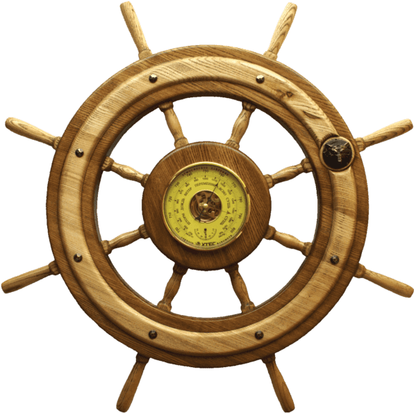 Download Rain-glass Ship Steering Wheel - High Resolution Boat Steering