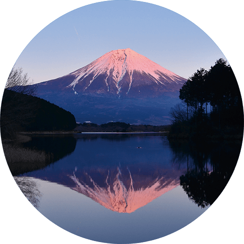 Aka Fuji - Lake Tanuki (500x500), Png Download