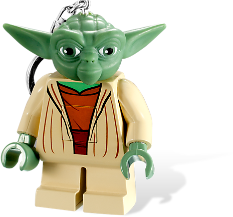 Llavero Con Linterna De Yoda™ - Lego Star Wars Master Yoda (600x450), Png Download