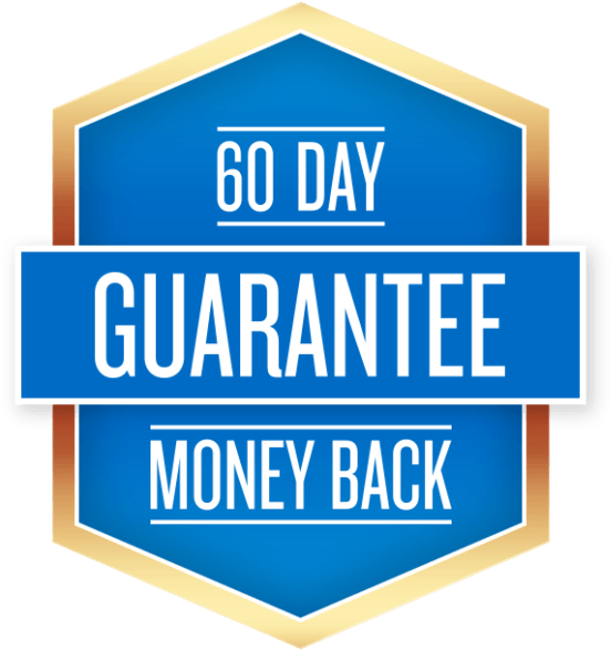 60 Day Guarantee - 60 Days Money Back Guarantee (600x647), Png Download