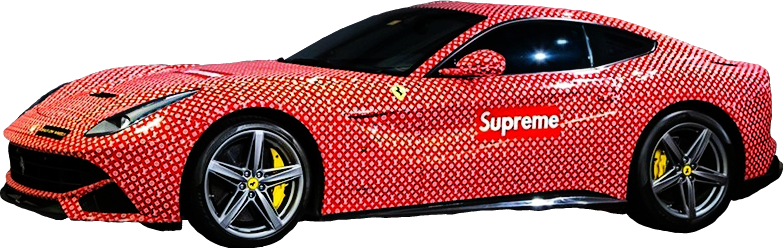 Ferrari Supreme Stickers (783x248), Png Download