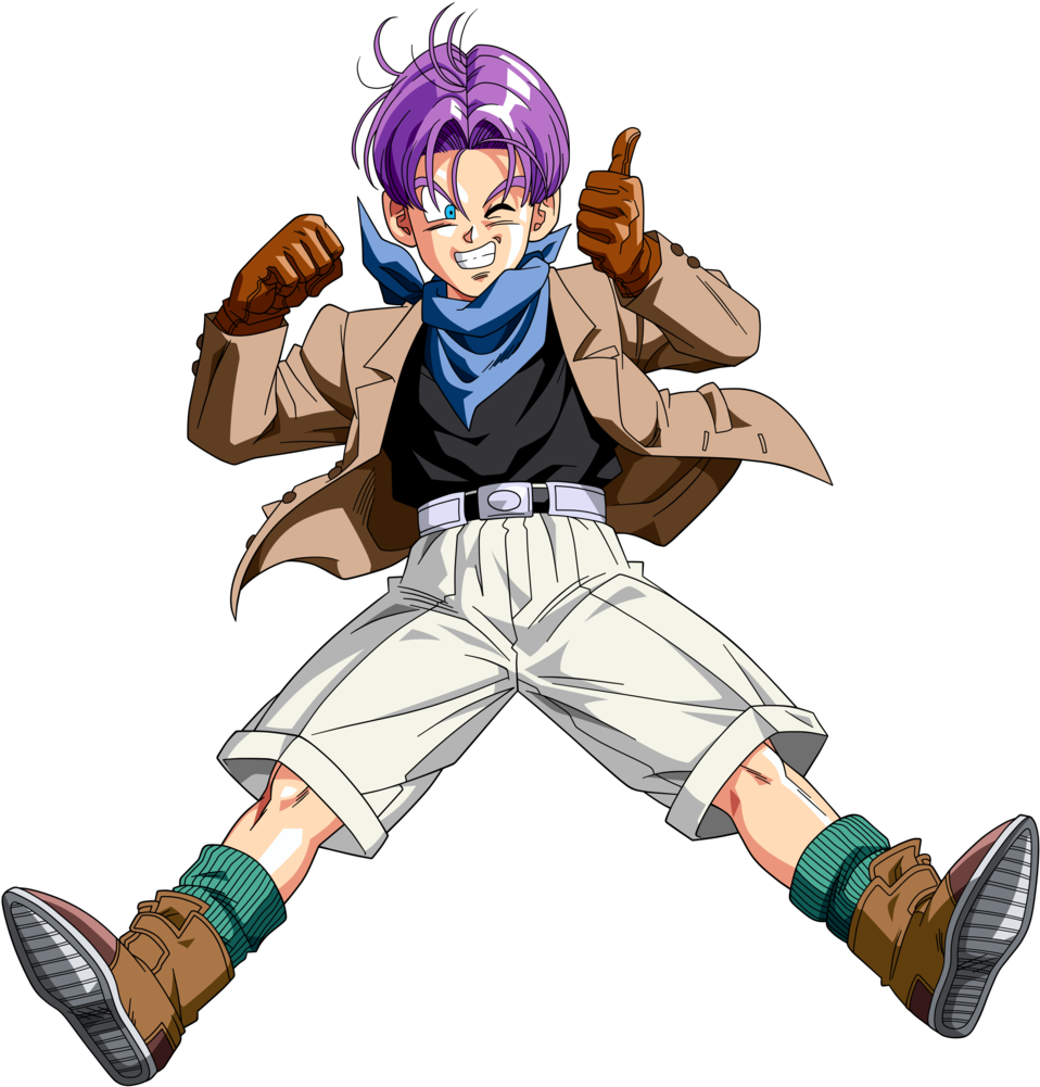 Trunks Dbgt Dark Dragon Balls Saga By Krizeii-d69boet - Dragon Ball Gt Trunk (1024x1215), Png Download