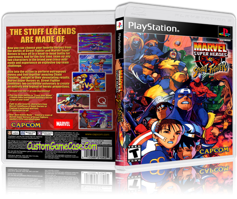 Marvel Vs Street Fighter - Super Heroes Vs Street Fighter (500x394), Png Download